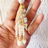 Handcrafted Ethnic Style Latkan Pair for Blouse, Lehenga & Craft Décor – Golden & White