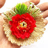 Flower with Jute base Bunch pack of 6 for Trousseau, Gift Packing & Festive Decor | Craft Shop India