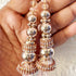 Ethnic Style Rose Gold Latkan pair for Blouse, Lehenga & Craft Décor Design 2 | Craft Shop India