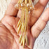 Golden Latkan Pair for Blouse, Lehenga & Dupatta | Traditional Tassels for Bridal & Festive Wear | Craft shop India