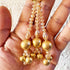 Ethnic Style Golden Latkan pair for Blouse, Lehenga & Craft Décor | Craft Shop India