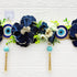 Blue Evil Eye Bandhanwar Toran 40 Inch for Home Door Entrance | Craft Shop India