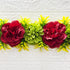 Red Floral Bandhanwar Toran for Door Entrance | 40 Inch | Craft Shop India