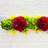 Red Floral Bandhanwar Toran for Door Entrance | 40 Inch | Craft Shop India