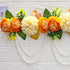 Orange Floral Bandhanwar Toran 40 Inch for Home Door Entrance | Craft Shop India