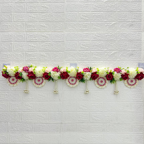 Rani Rose Bandhanwar Toran 40 Inch for Home Door Entrance | Craft Shop India