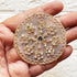 Round Velvet Rhinestone Work Patch Pack of 10 for Saree, Blouse & Dupatta | Craft Shop India