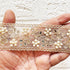 Premium Golden Lace With Mirror And Pearl Detailing for Dupatta, Saree, Suit & Lehenga | Craft Shop India