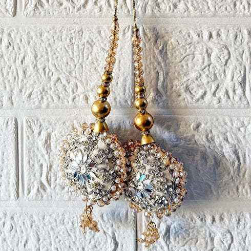 Ethnic Style Latkan pair for Blouse, Lehenga & Craft Décor Design 16 | Craft Shop India