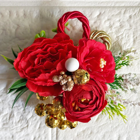 Rope Cord 3 Flower Bunch Pack of 4 for Gift Hamper, Trousseau Packaging & Craft Décor | Craft Shop India