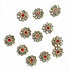 Kundan Flower Shape Booti Pack Of 10