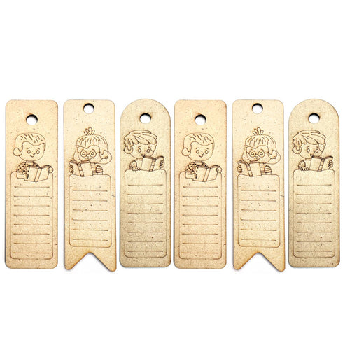 Kids MDF Bookmarks Set Of 6