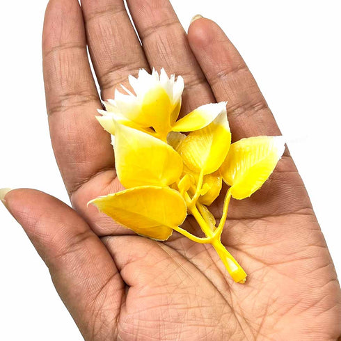 Yellow Shaded Color Leaf Filler Set Of 12