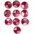 Rani Pink And Golden Gota Plate Pack Of 20