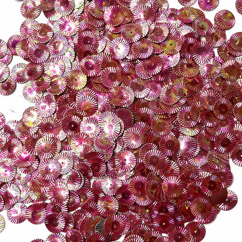 Onion Pink Round Shape Sequins & Shakers