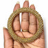 Golden Color Beaded Rings Set Of 6