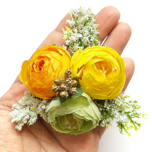 Handmade Artificial Peonies Flower Bunch Pack of 6 for Hamper, Trousseau & Wedding Décor | Craft Shop India