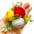 Handmade Artificial Peonies Flower Bunch Pack of 6 for Hamper, Trousseau & Wedding Décor | Craft Shop India