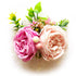2 Cabbage Rose Flower Bunch Set of 4 for Trousseau Packing, Hamper & Wedding Décor | Craft Shop India
