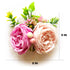 Ready-to-Use Baby Pink Cabbage Rose Bunch Pack of 2 for Hampers, Trousseau & Festive Décor | Craft Shop India