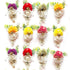 Artificial Carnation with Foam Flower Bunch Set of 4 for Trousseau, Home Décor & Wedding Arrangements | Craft Shop India