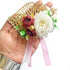 Ready-to-Use Mix Peonies & Ginkgo Leaf Flower Bunch Pack of 4 for Trousseau, Hampers & Festive Décor | Craft Shop India