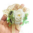 Ready-to-Use Mix Peonies & Ginkgo Leaf Flower Bunch Pack of 4 for Trousseau, Hampers & Festive Décor | Craft Shop India