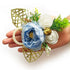 Artificial Big Peony & Two Foam Flower Bunch Pack of 4 for Gift Packaging, Trousseau & Wedding Décor | Craft Shop India