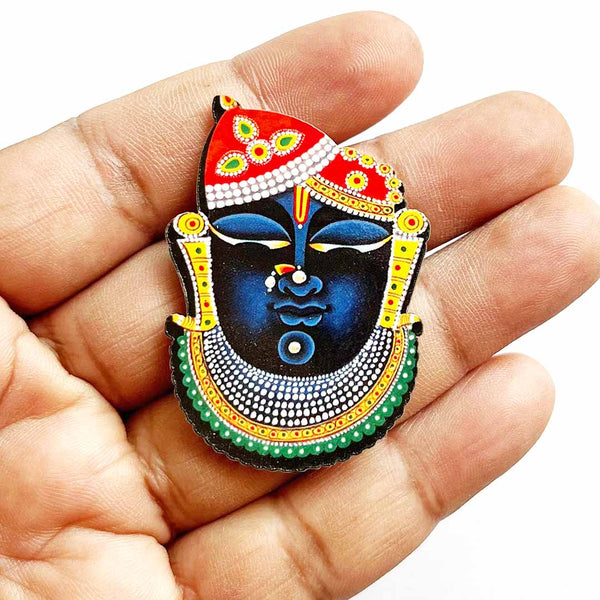 Shreenathji Face MDF Cutout Pack of 10 for Wall Hanging & Festive Decoration | Craft Shop India