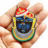 Shreenathji Face MDF Cutout Pack of 10 for Wall Hanging & Festive Decoration | Craft Shop India