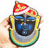 Shreenathji Face MDF Cutout Pack of 10 for Wall Hanging & Festive Decoration | Craft Shop India