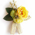 Yellow Cabbage Rose Flower Bunch Pack of 4 for Trousseau, Gift Packaging, Wedding & Festive Decoration | Craft Shop India