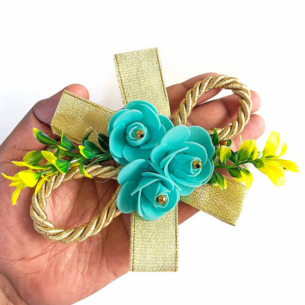 Small Foam Flower Bunch Pack of 4 for Trousseau, Gift Packaging, Wedding & Festive Decoration | Craft Shop India