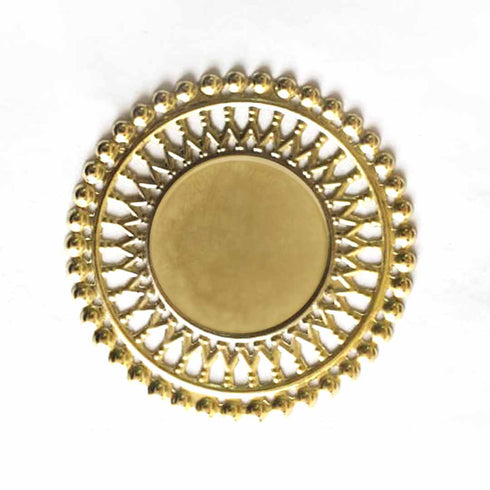 Round Shape Golden Patra Pack Of 20