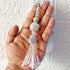 Handmade Ethnic Silver Cutdana Beads Latkan Tassel Set of 2 for Saree Pallu, Blouse, Suits, Dupatta, Lehenga Decor | Craft Shop India