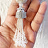 Handmade Ethnic Silver Cutdana Beads Latkan Tassel Set of 2 for Saree Pallu, Blouse, Suits, Dupatta, Lehenga Decor | Craft Shop India