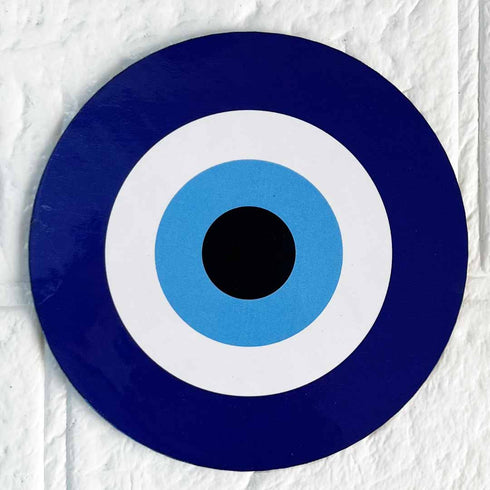 Evil Eye Cutout Pack of 10 For Wall Hanging Decoration | Diwali Decoration | Temple, Main Door Entrance | Craft Shop India