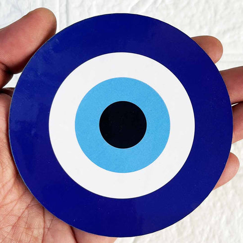 Evil Eye Cutout Pack of 10 For Wall Hanging Decoration | Diwali Decoration | Temple, Main Door Entrance | Craft Shop India