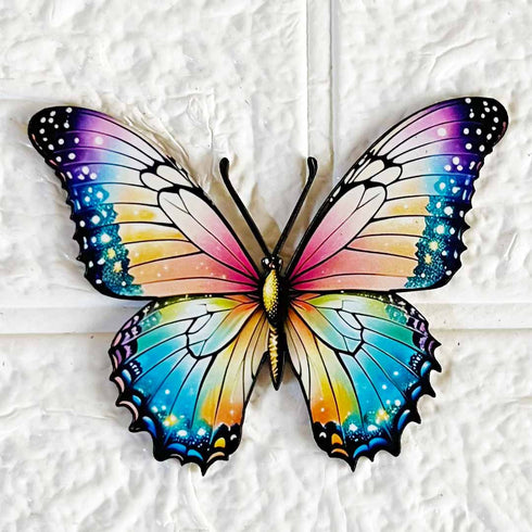 Butterfly MDF Cutout Pack of 10 for Home Decoration, Festive Décor, DIY Projects & Craft work D - 4 | Craft Shop India