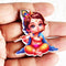 Kanha ji Cutout Pack of 10 (D-1) For Wall Hanging, Janmashtmi Decoration, Temple Decor and Craft Projects | Craft Shop India