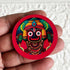 Lord Jagannath Face MDF Cutout D1 Set of 10 for Festive & Temple Décor | Craft Shop India