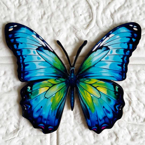 Butterfly MDF Cutout Pack of 10 for Home Decoration, Festive Décor, DIY Projects & Craft work D - 3 | Craft Shop India