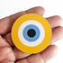 Yellow Evil Eye MDF Cutout Pack of 10 for Wall Hanging, Craft & Decoration | Craft Shop India
