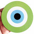 Green Evil Eye MDF Cutout Pack of 10 for Wall Hanging, Craft & Decoration | Craft Shop India