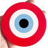 Red Evil Eye MDF Cutout Pack of 10 for Wall Hanging, Craft & Decoration | Craft Shop India