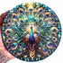 Multicolor Peacock Round Decorative Cutout Set of 10 for Diwali & Festive Decoration | Craft Shop India