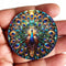 Multicolor Peacock Round Decorative Cutout Set of 10 for Diwali & Festive Decoration | Craft Shop India
