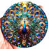 Multicolor Peacock Round Decorative Cutout Set of 10 for Diwali & Festive Decoration | Craft Shop India