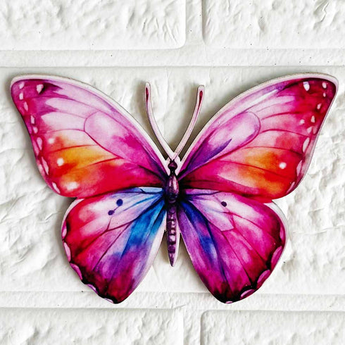 Butterfly MDF Cutout Pack of 10 for Home Decoration, Festive Décor, DIY Projects & Craft work D - 2 | Craft Shop India