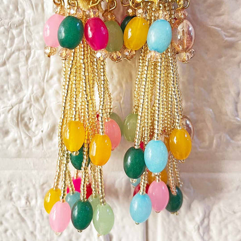 Ethnic Style Multicolor Latkan Pair for Blouse, Lehenga & Craft Décor – Design 4 | Craft Shop India